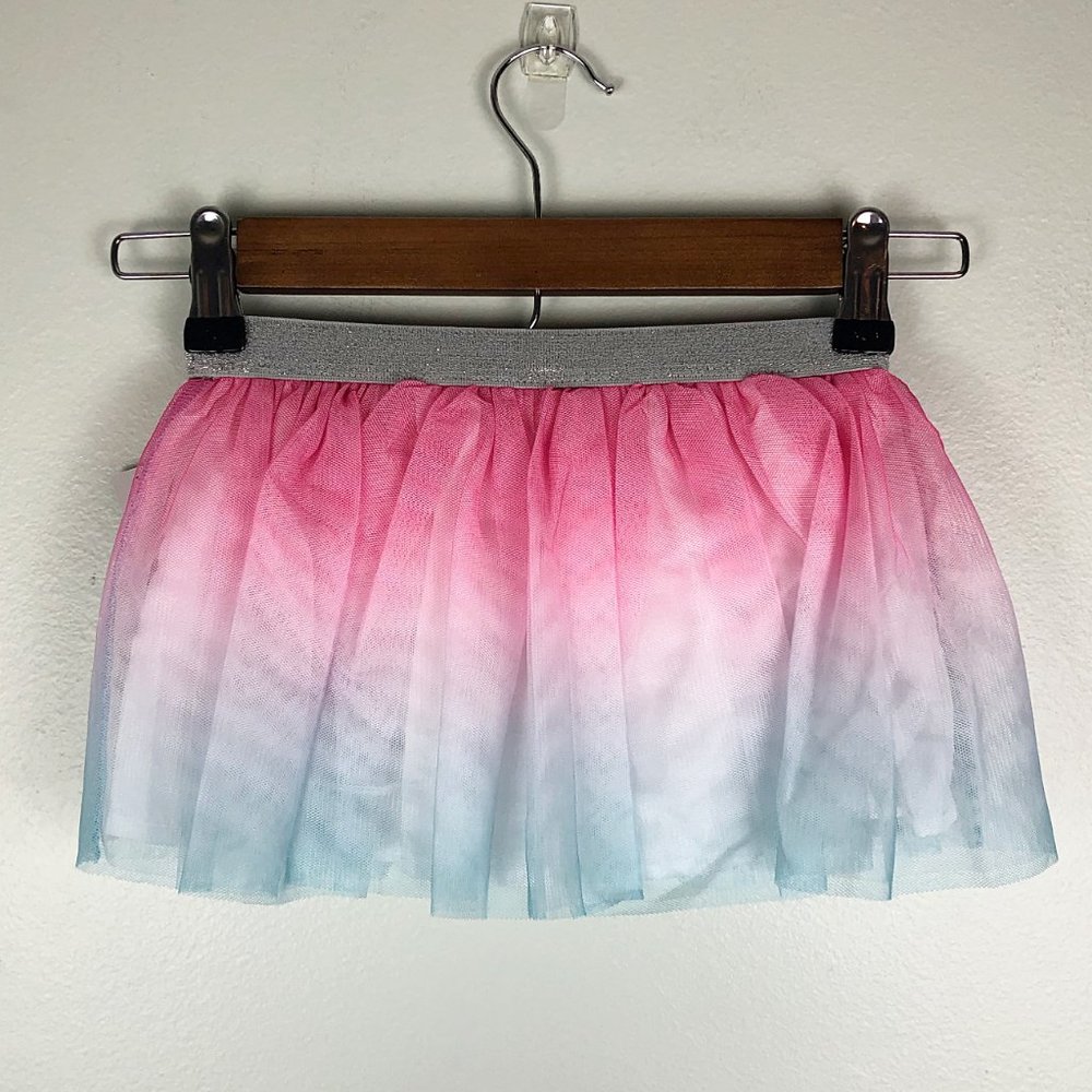 $10 CLEARANCE! Okie Dokie Beach Glass Ombre Dyed Tutu Skirt - Picture 4 of 7
